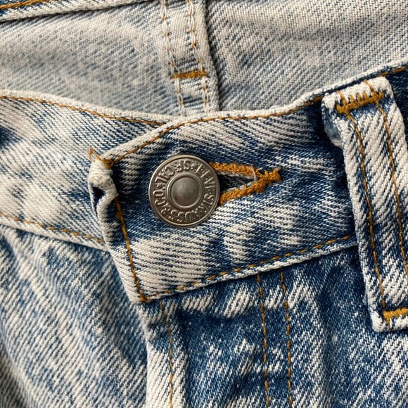Vintage Levi 501 Acid Wash Jeans Made In USA - Picture 3 of 10